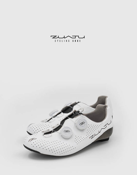Zuatu Z001 PRO Cycling Shoes - white-gold