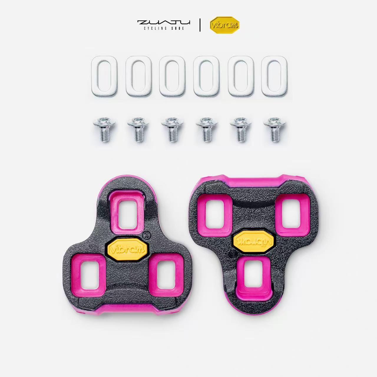 Vibram XS Road Cleats Black/Magenta