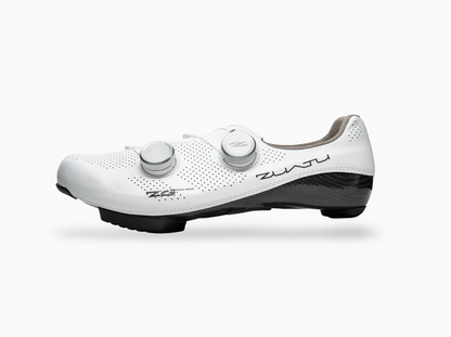 Zuatu ZG Gravel white cycling shoe side view